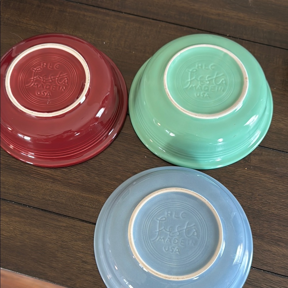 Colorful Ceramic Bowls Set - Picture 3 of 3